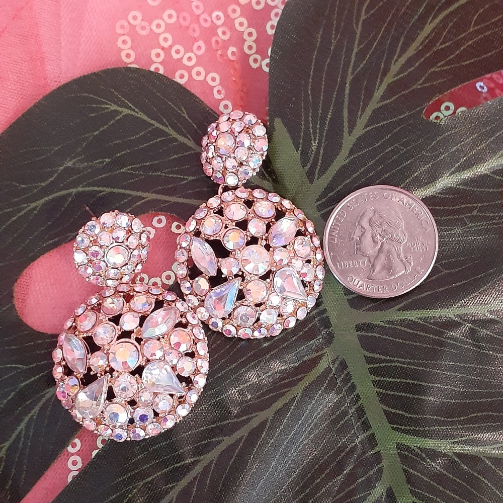 Shimmer and Shine Bling Earrings - Picture 3 of 3